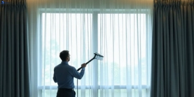 Commercial curtain steam cleaning service wiley-park-nsw hotels offices